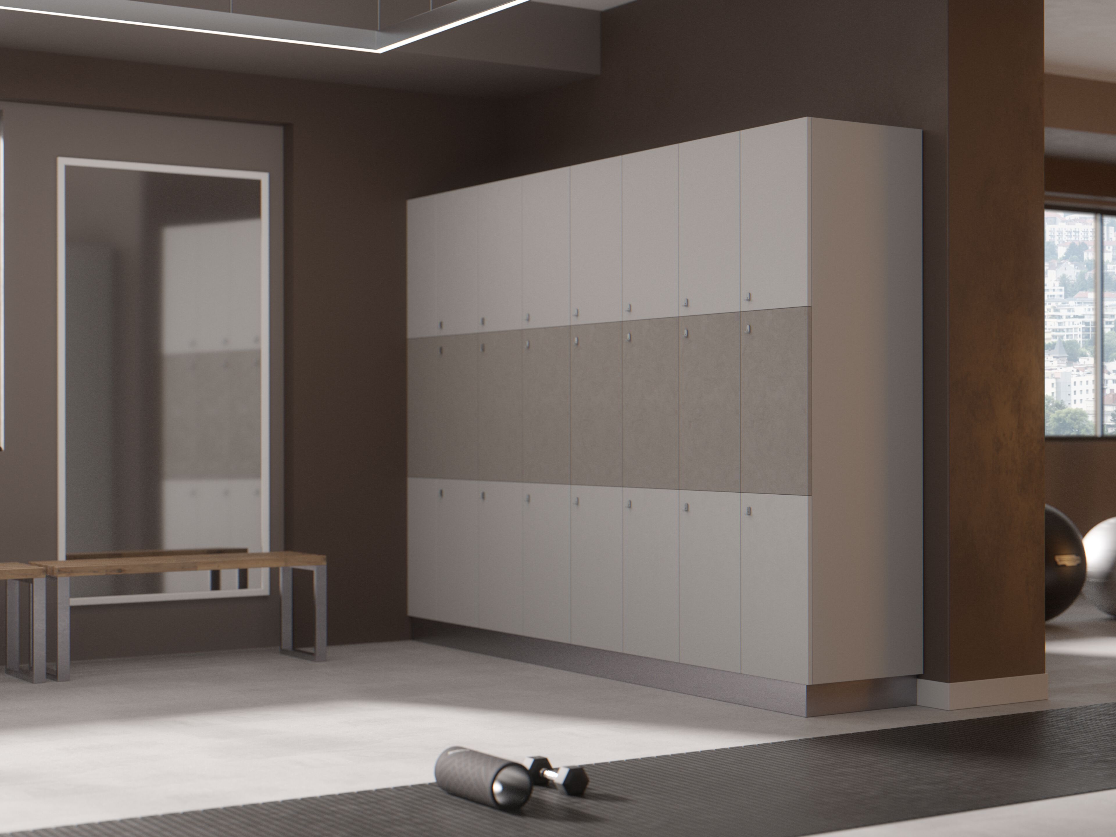 Деревянная мебель для раздевалок MOBILIFICIO SANGIORGI Made to fit ARCH-00000043