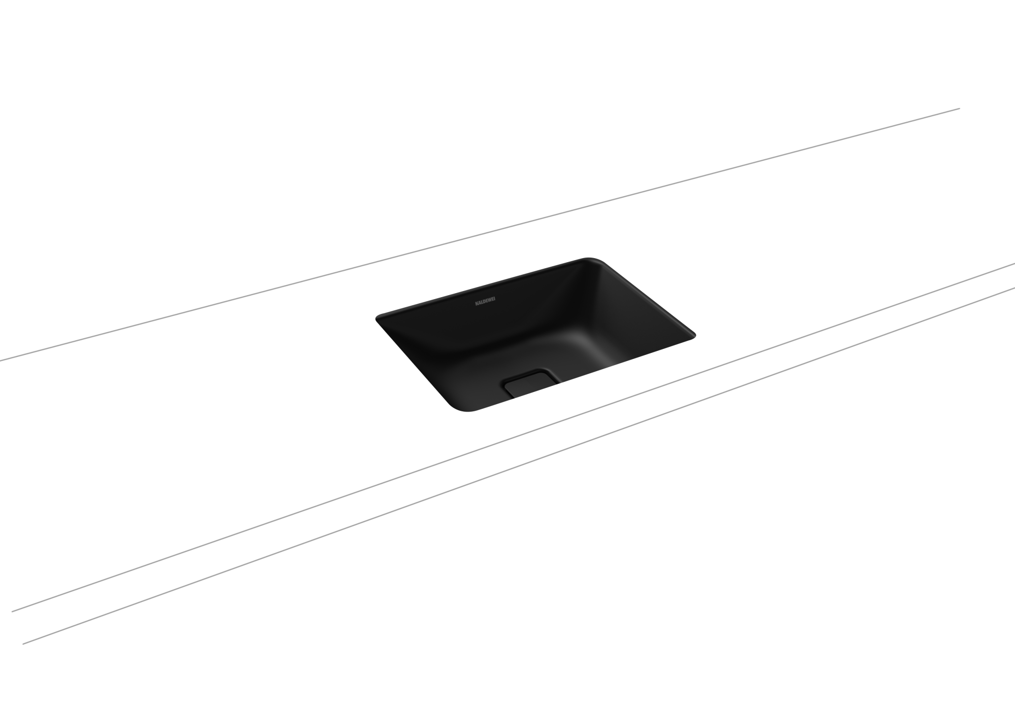 Умывальник KALDEWEI Сталь эмалированная 3078 282 холодный серый 90 30783083282