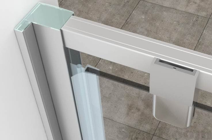 LD60-Y22+LA60-Y10 (800) Душевой уголок SSWW  - Вид №1