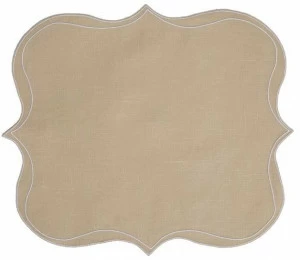 La Gallina Matta Салфетки из льна Parentesi square