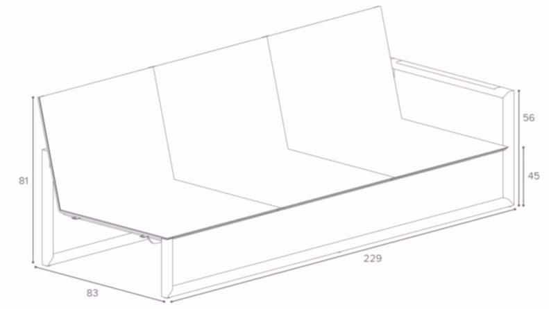 Royal Botania 3-х местный диван batyline® Ninix lounge sun-id-1385812 - Вид №8