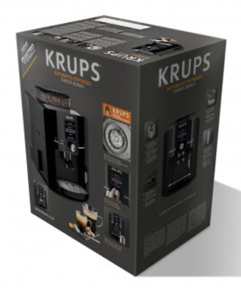 9171798 Кофемашина автоматическая Krups ESPRESSERIA EA82F010 черный STDN-0033147 - Вид №3