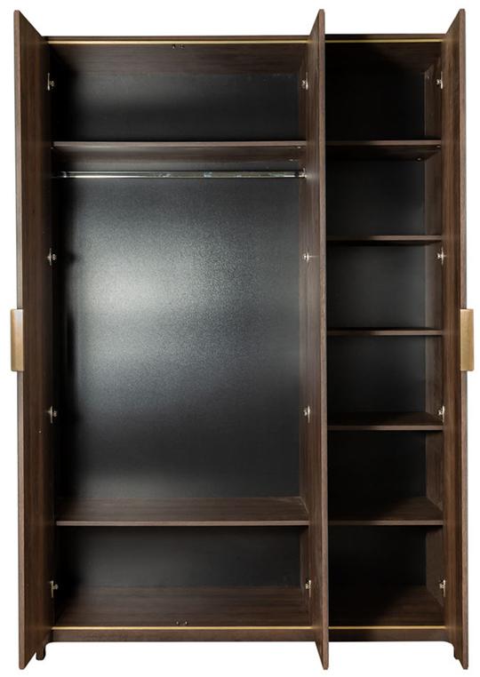 2494 Шкаф трехстворчатый с зеркалами Модерн Дуб Гладстоун R-HOME 4009276H_Гладстоун - Вид №2