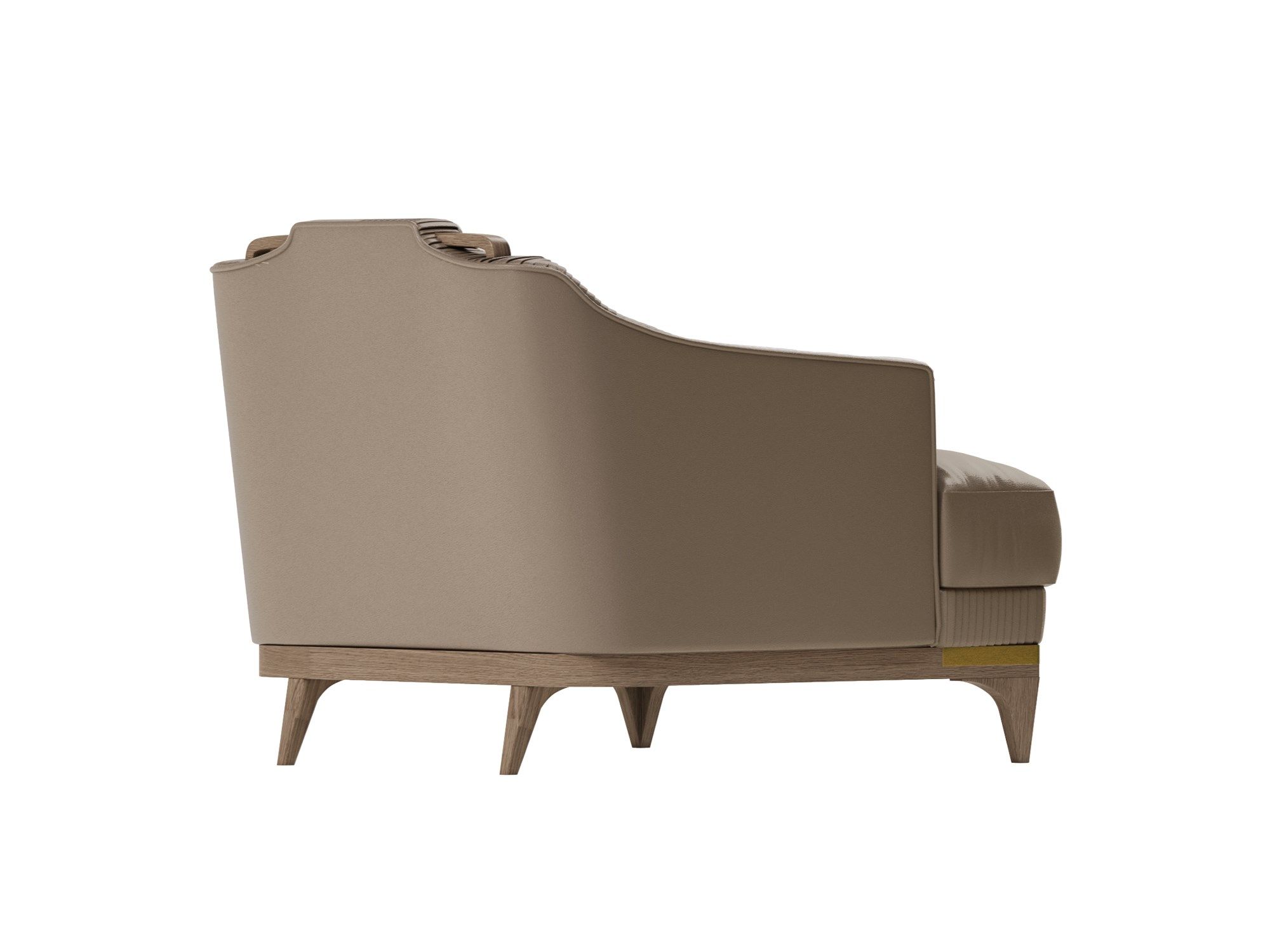 Кожаное кресло с подлокотниками A.R. Arredamenti ARCH-00038996 - Вид №1