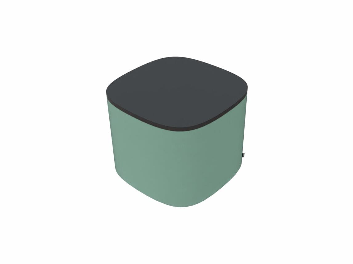 Квадратный тканевый журнальный столик с деревянным верхом Cascando Pully ARCH-00139829