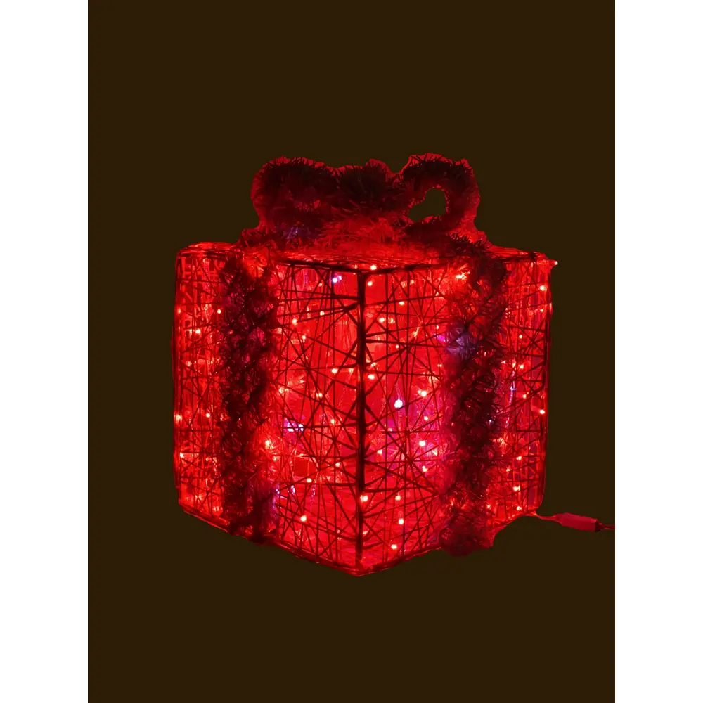 Электрическая светящиеся фигура Подарок 400 LED 180x180x180 см теплый белый свет 86164003 STLM-2202754 AJURIO  - Вид №6
