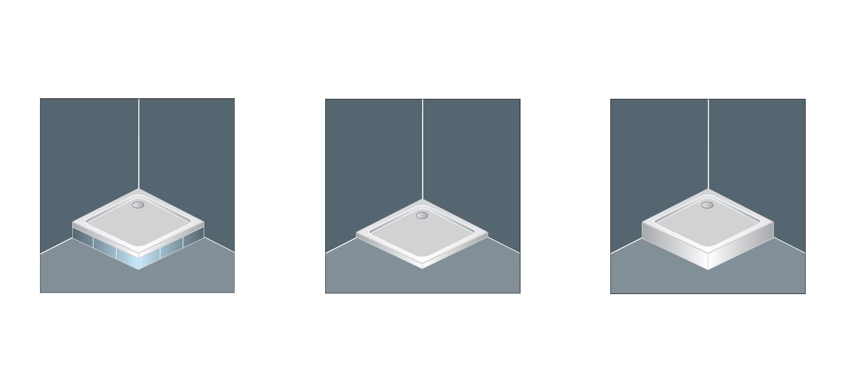 Поддон для душа акриловый Kolpa-San Serra 00580 WHITE Словения  - Вид №6