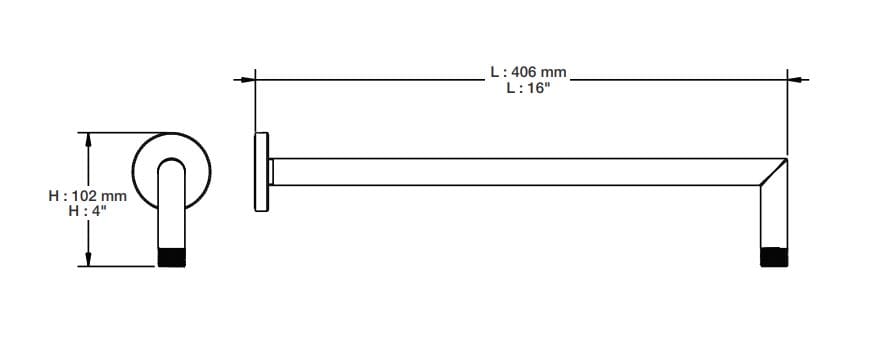 Встраиваемый термостатический набор для ванны с ручным душем BARIL Profile B46 ARCH-00024247 - Вид №10