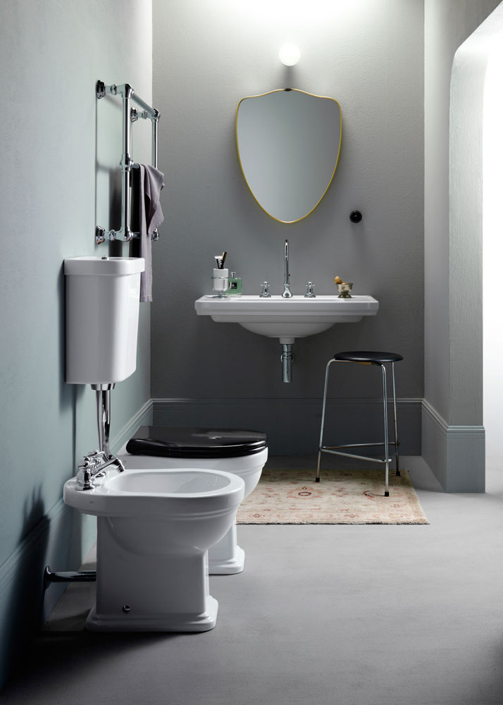 871011 Приставной унитаз напольный Белый GSI ceramica Classic Италия - Вид №4