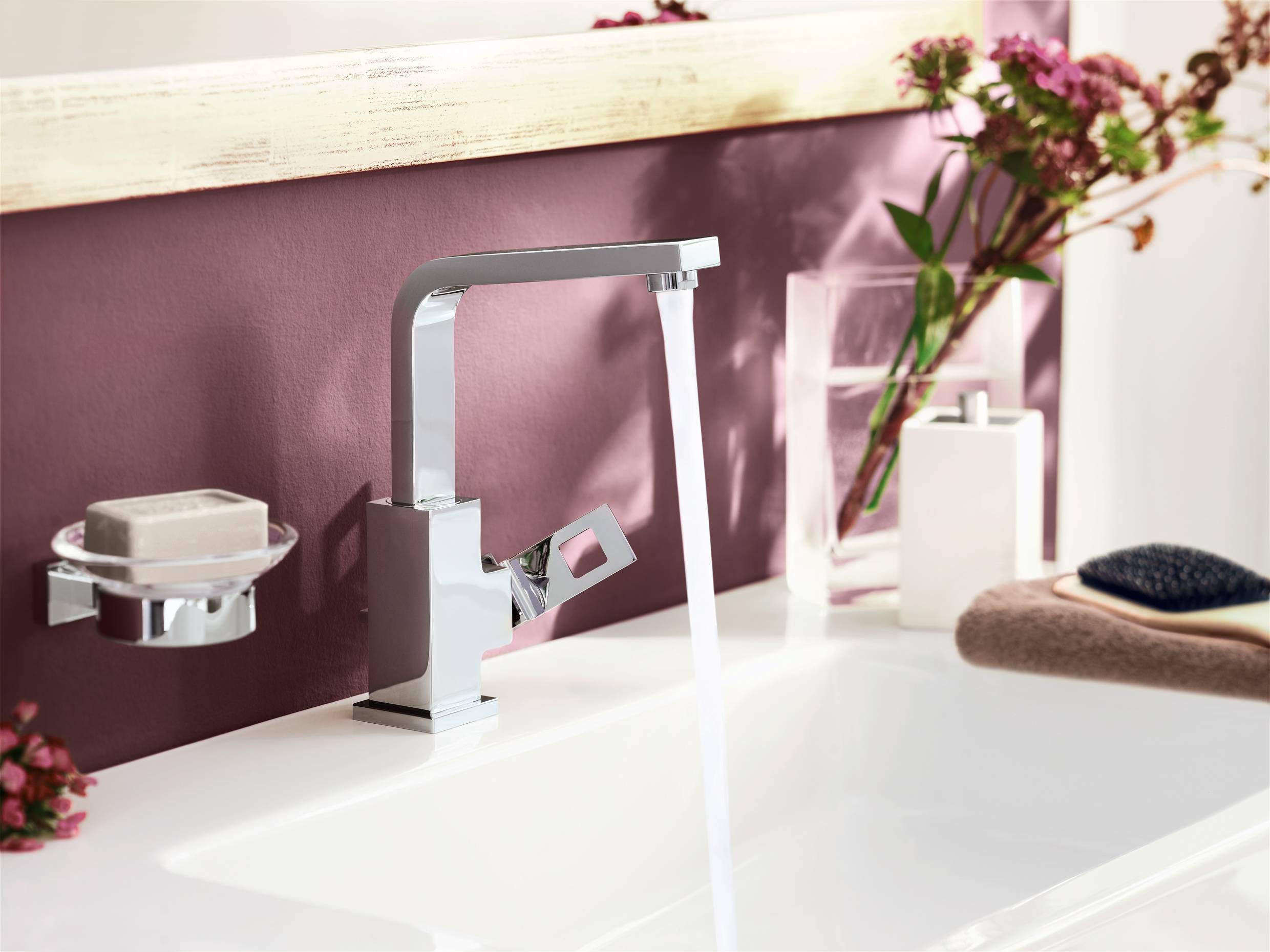 40508000 Держатель для стакана или мыльницы Grohe Essentials Cube хром - Вид №1