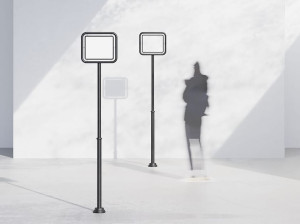 Стальной стол для керамической таблички