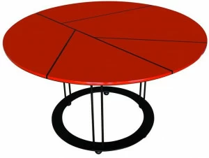 Garbarino Круглый лакированный журнальный столик Aureola Aur cf4 f