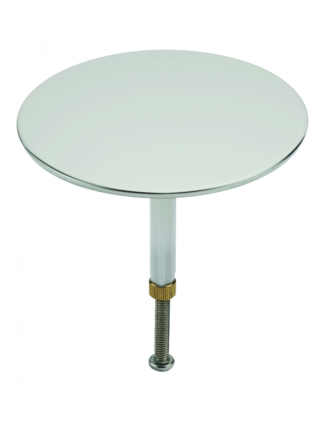 041500 000 00  Заглушка для слива ванны Д. 72,5 мм, хромированная Valentin Хром 