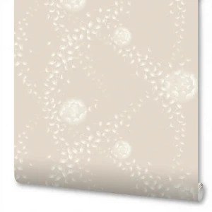 Флизелиновые обои Wallsecret Air с виниловым покрытием, бежевые 1.06 м 89389732
