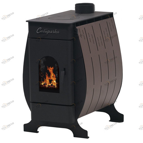 Отопительная печь НМК Сибирячка-6 с окрашенным кожухом 6652