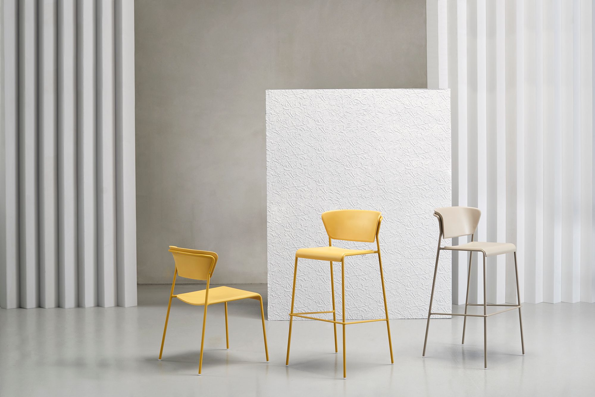 Высокий стул из инженерного пластика с подставкой для ног S-CAB Лиза ARCH-00027436 - Вид №5