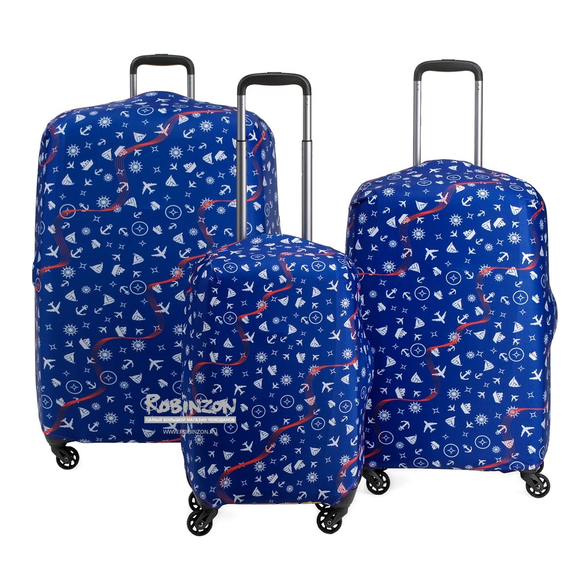 SP240 Traveler-M/L Чехол для чемодана средний Traveler M/L Routemark SP240  - Вид №7