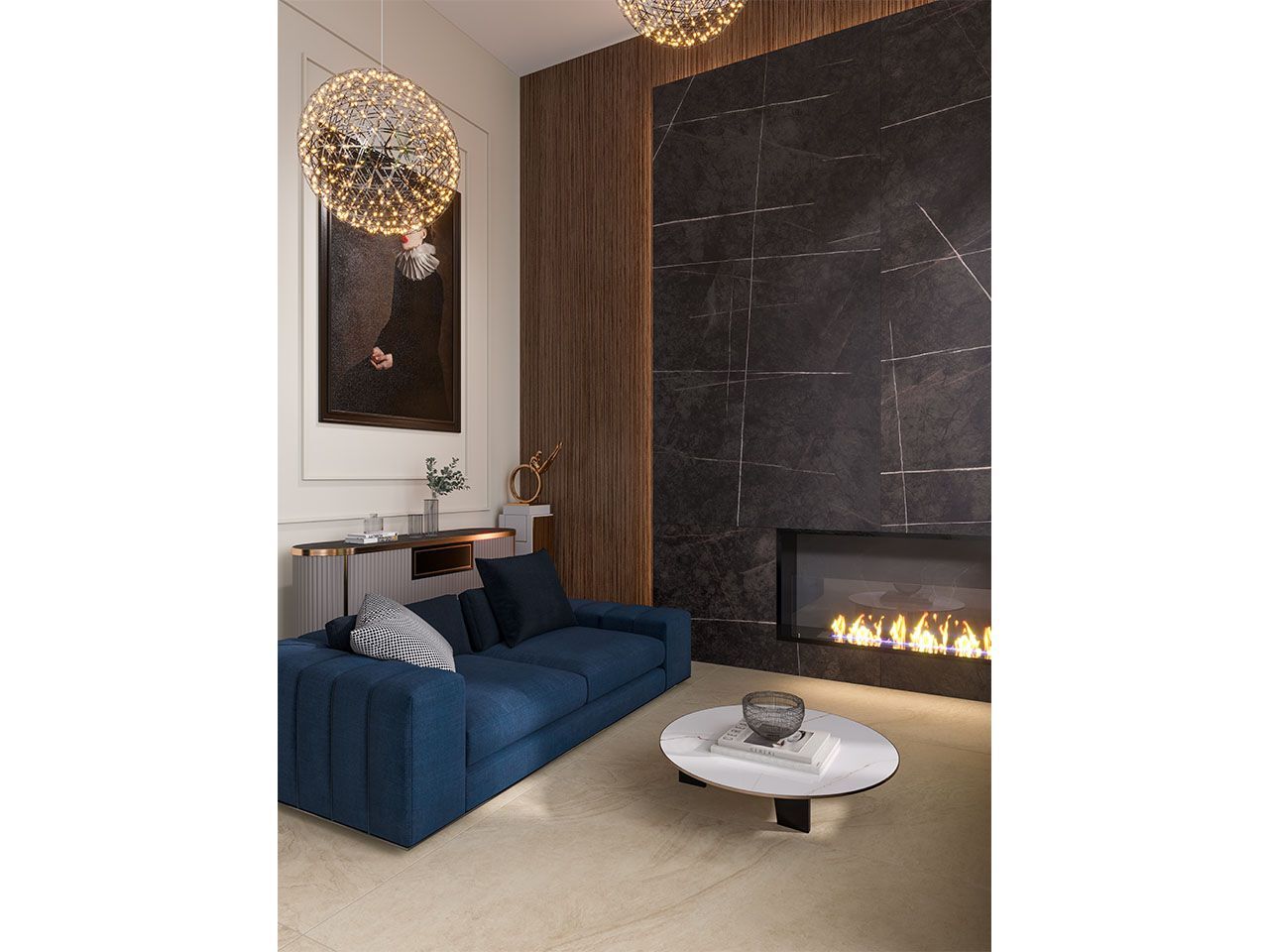 Пол / керамогранит с мраморным эффектом Kaleseramik плиты ARCH-00088134 - Вид №1