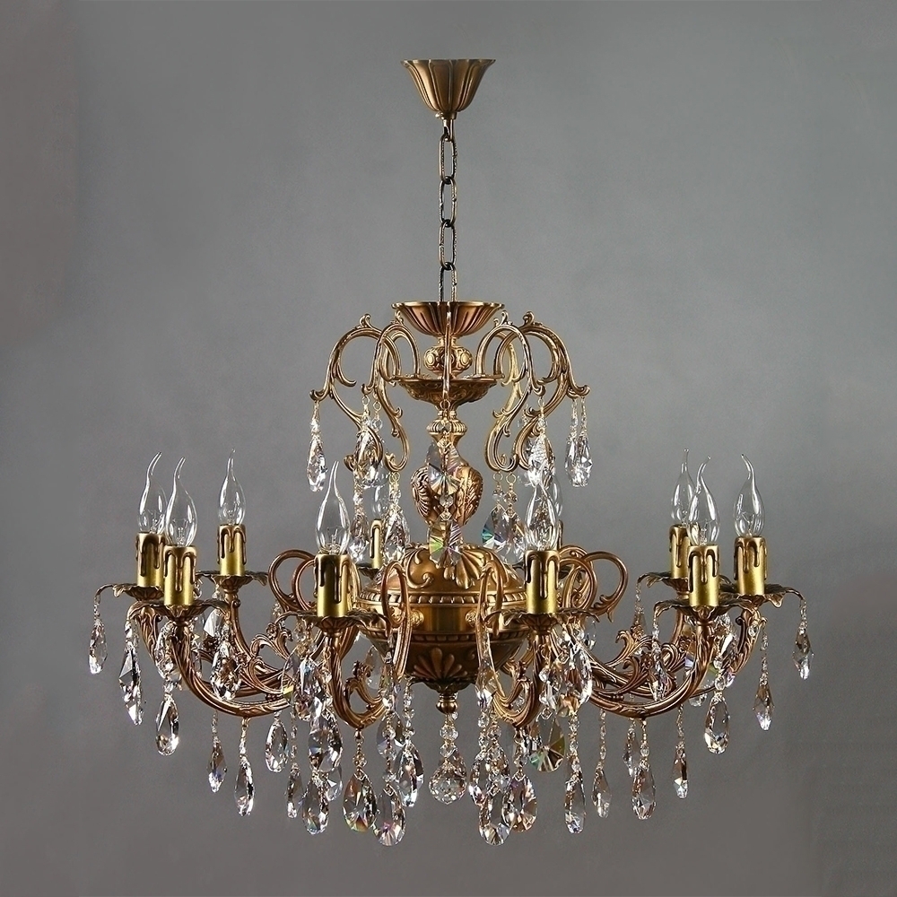 096566 Люстра Ambiente 8888/10 AB Tear Drop Mantra Alicante