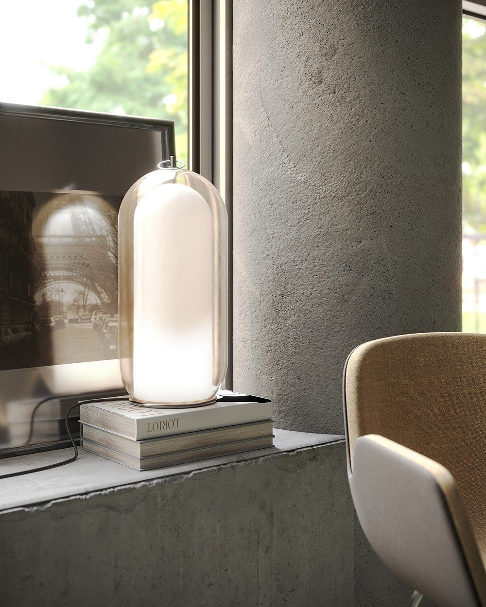 Настольная лампа из дутого стекла Cangini & Tucci Aeron ARCH-00104568 - Вид №3