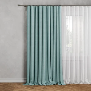 MIAMOZA Штора Элизабет на ленте 160x280 см светло-зелёная 89376221