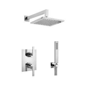 Набор душевой: термостат 2 потока, тропический душ, ручной душ