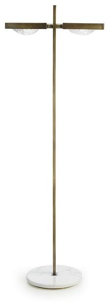 MARIONI Регулируемый светодиодный торшер из латуни Cecile 02802d - Вид №1