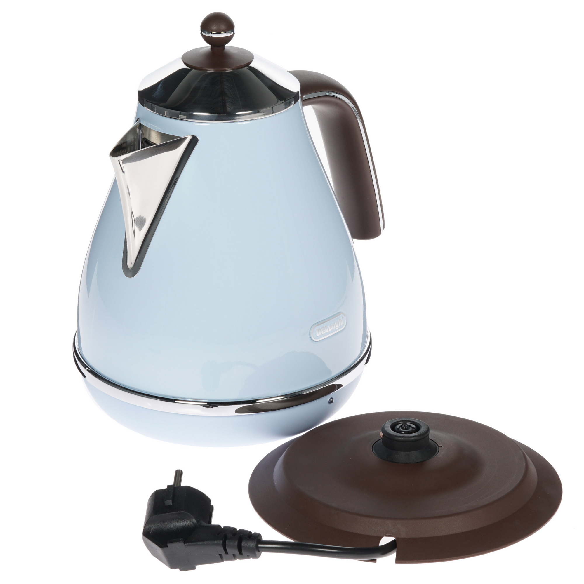 1001075 Электрочайник DeLonghi KBOV 2001.AZ голубой STDN-0100909 - Вид №3