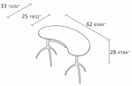 Alias Письменный стол с ящиками Young lady tree table sun-id-1483614 - Вид №3