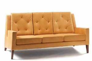 Mambo Unlimited Ideas 3-х местный кожаный диван Geo