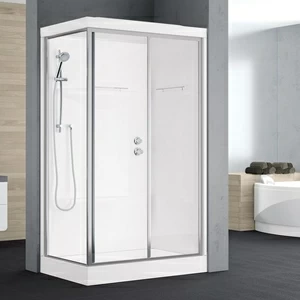 Novellini. Душевая кабина 100x70 см 2P STANDARD с крышей ALBA