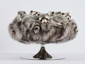 Полиэстер круглый пуф