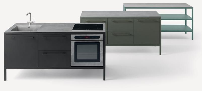 Fantin Металлическая мини-кухня для внутреннего и внешнего использования Frame sun-id-1458228 - Вид №2