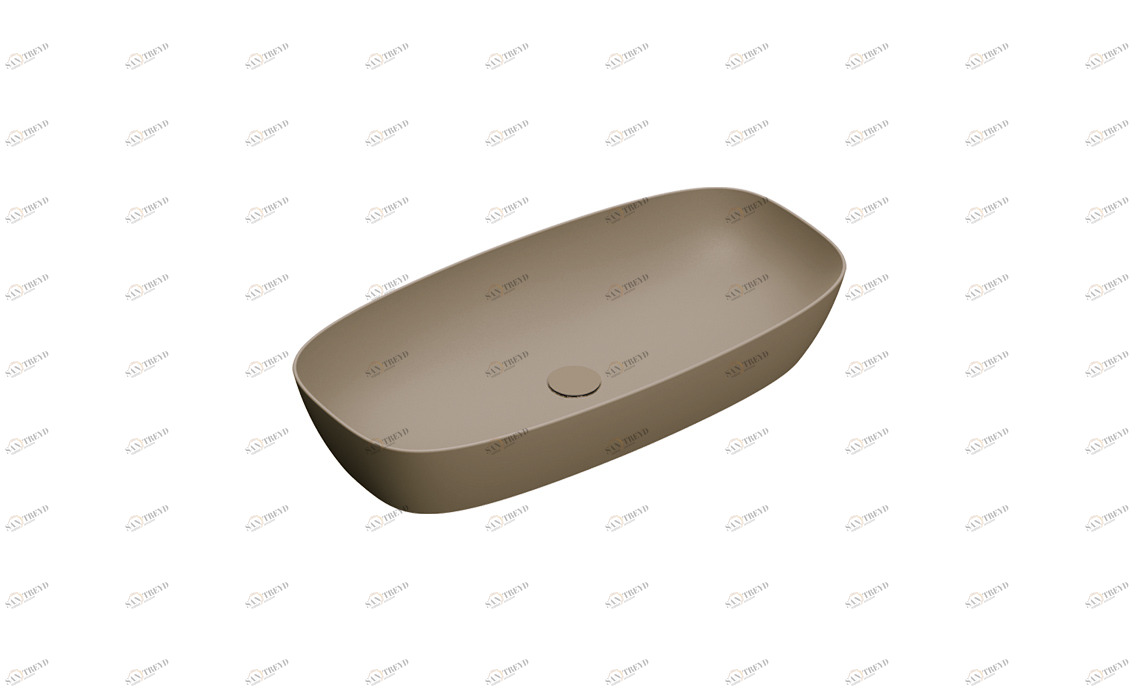 180APGRLXMS Накладная раковина на столешницу  овальная CERAMICA CATALANO Colori