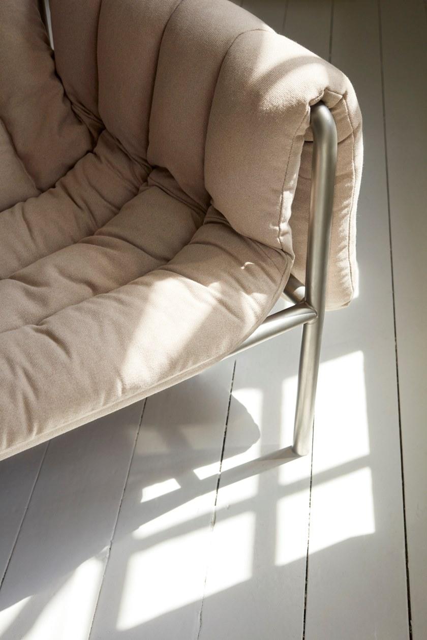 Hem Кресло из нержавеющей стали и тканевой обивки sun-id-1358795 - Вид №5