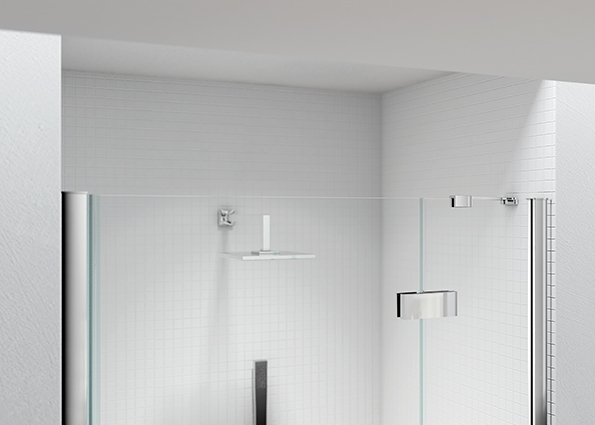 Дверь в нишу S6F900REC Merlyn 6 Series Хромированный  - Вид №2