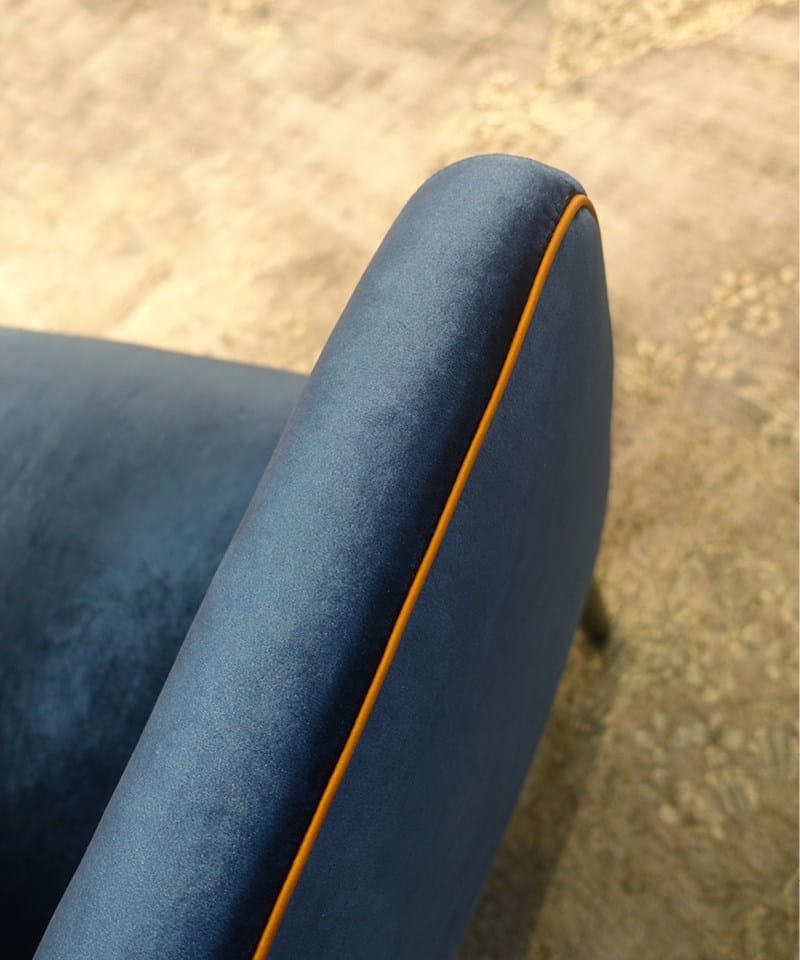 Бархатное кресло с подлокотниками Borzalino EVE PLUS ARCH-00083340 - Вид №5