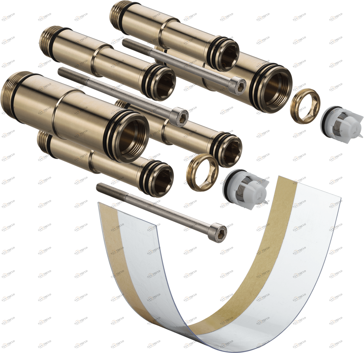 45790000 Установочный набор 25 мм смесителя Термостатический модуль для душа AXOR ONE