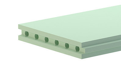 Пазогребневая плита Гипсополимер 667х500х80мм пустотелая влагостойкая 7199 - Вид №1