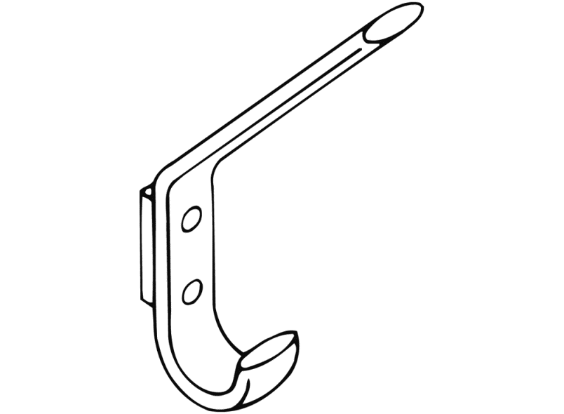 477.90B070 крючок для одежды HEWI Edition matt | Polyamid  - Вид №17