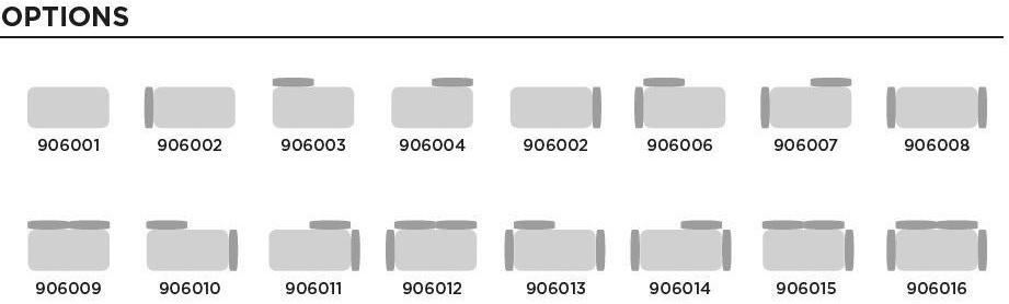 MUSOLA 2-х местный модульный садовый диван из ткани Salinas sun-id-1429825 - Вид №6