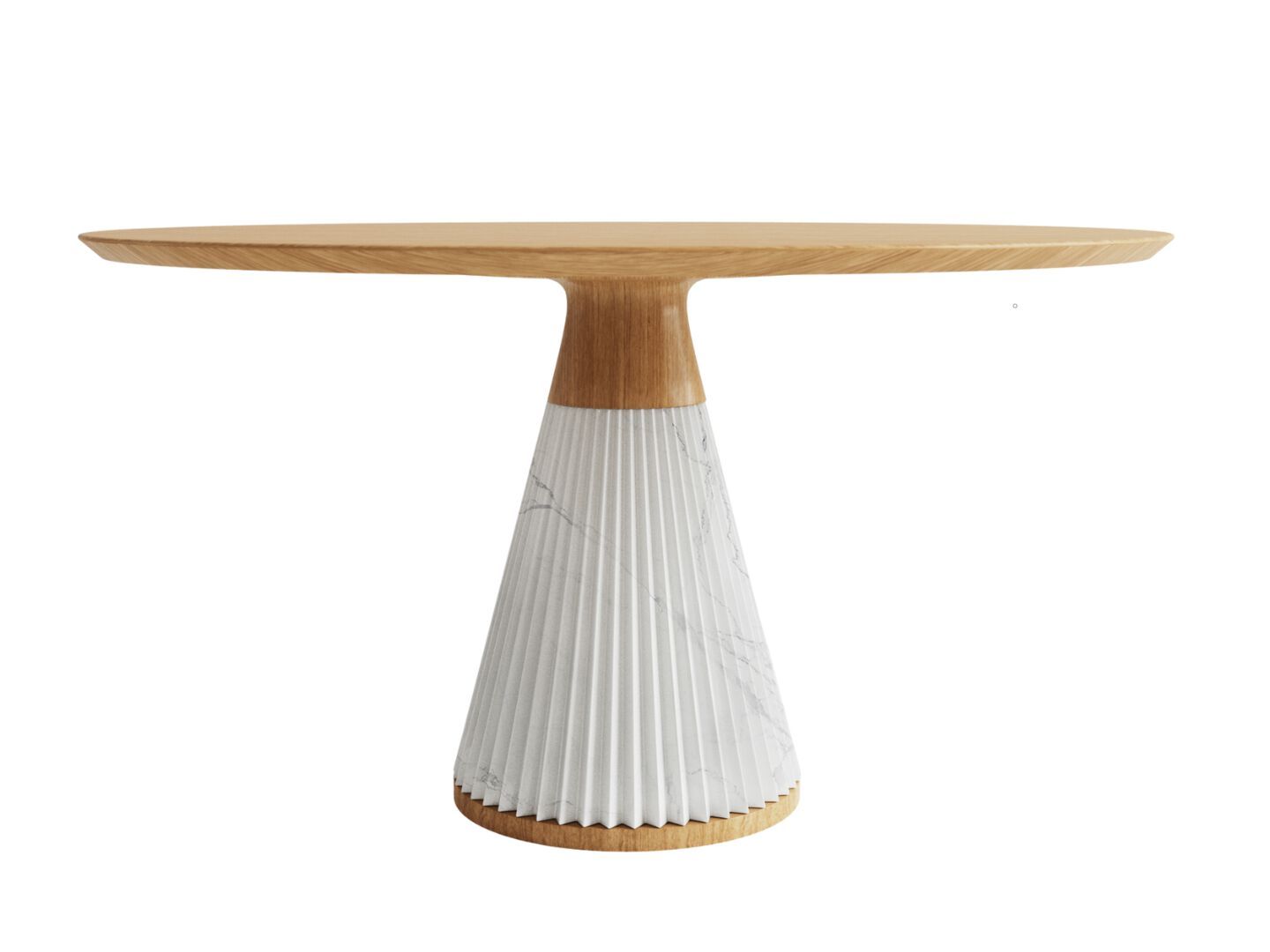 Круглый стол из ясеня и мрамора Morelato MARILYN ARCH-00109955