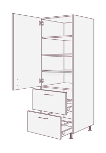 Кухонный шкаф пенал  EP2B1D
