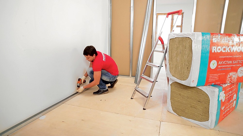 Звукоизоляция Rockwool Акустик Баттс 1000х600х50мм (6м2; 0,3м3) 3930 - Вид №3