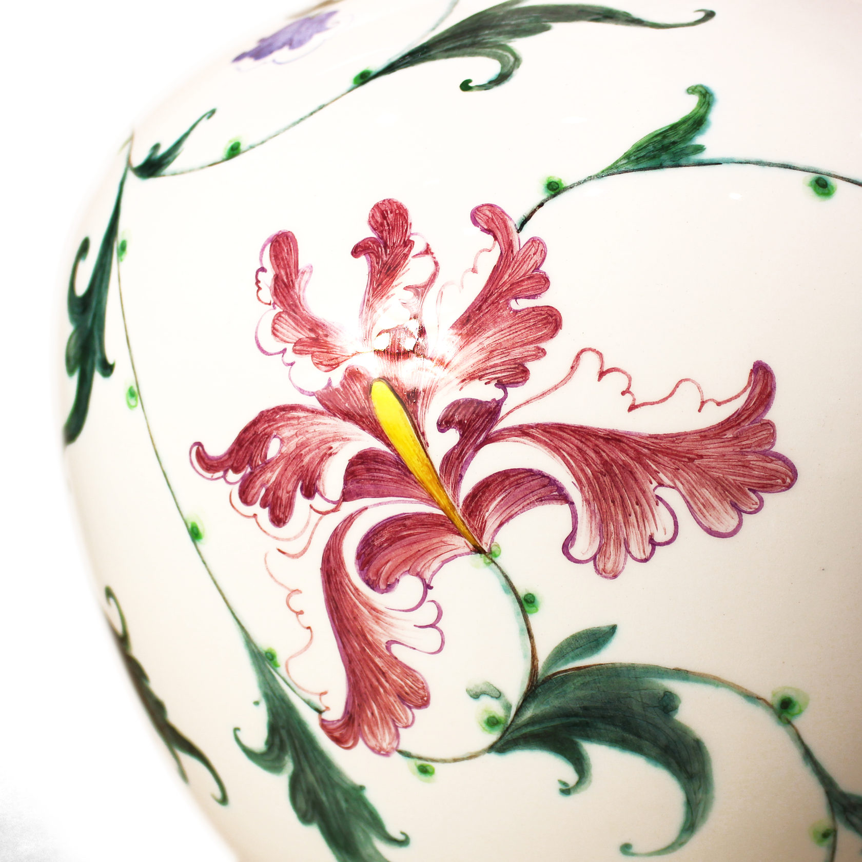 Ваза в авторском исполнении художника Анны Грушко (Абрамцево) PROVANSFAIENCE sun-id-994477 - Вид №2