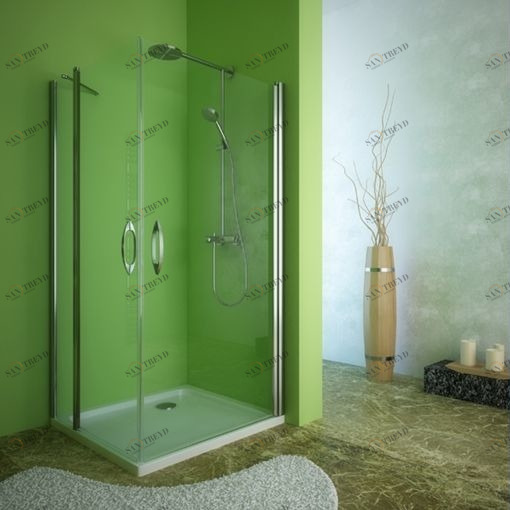 Душевая кабина 95x95 GK-603A стекло прозрачное GUTEWETTER LUX SQUARE 95X95GK603A