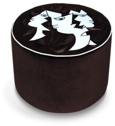 Roche Bobois Круглый пуф из ткани Jean cocteau sun-id-1460859 - Вид №1