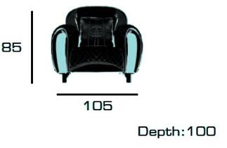 Tonino Lamborghini Casa Мягкое кожаное кресло для домашнего кинотеатра Imola sun-id-1396749 - Вид №6