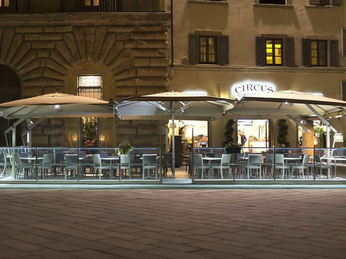 Зонтик с боковым полюсом Ombrellificio Poggesi KING ARCH-00017835 - Вид №9