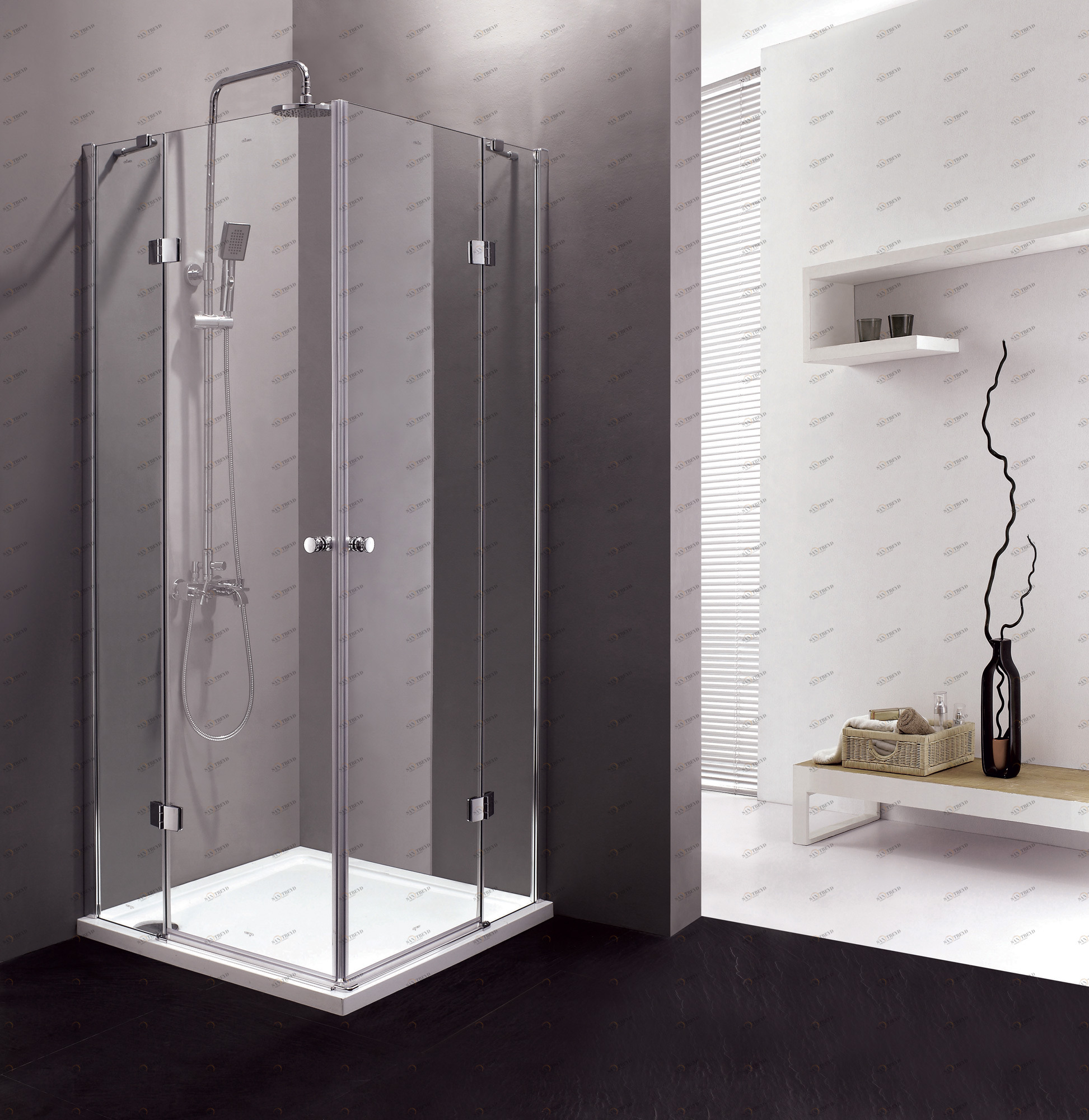 Душевой уголок CEZARES VERONA-W-AH-2-100/90-P-Cr-L